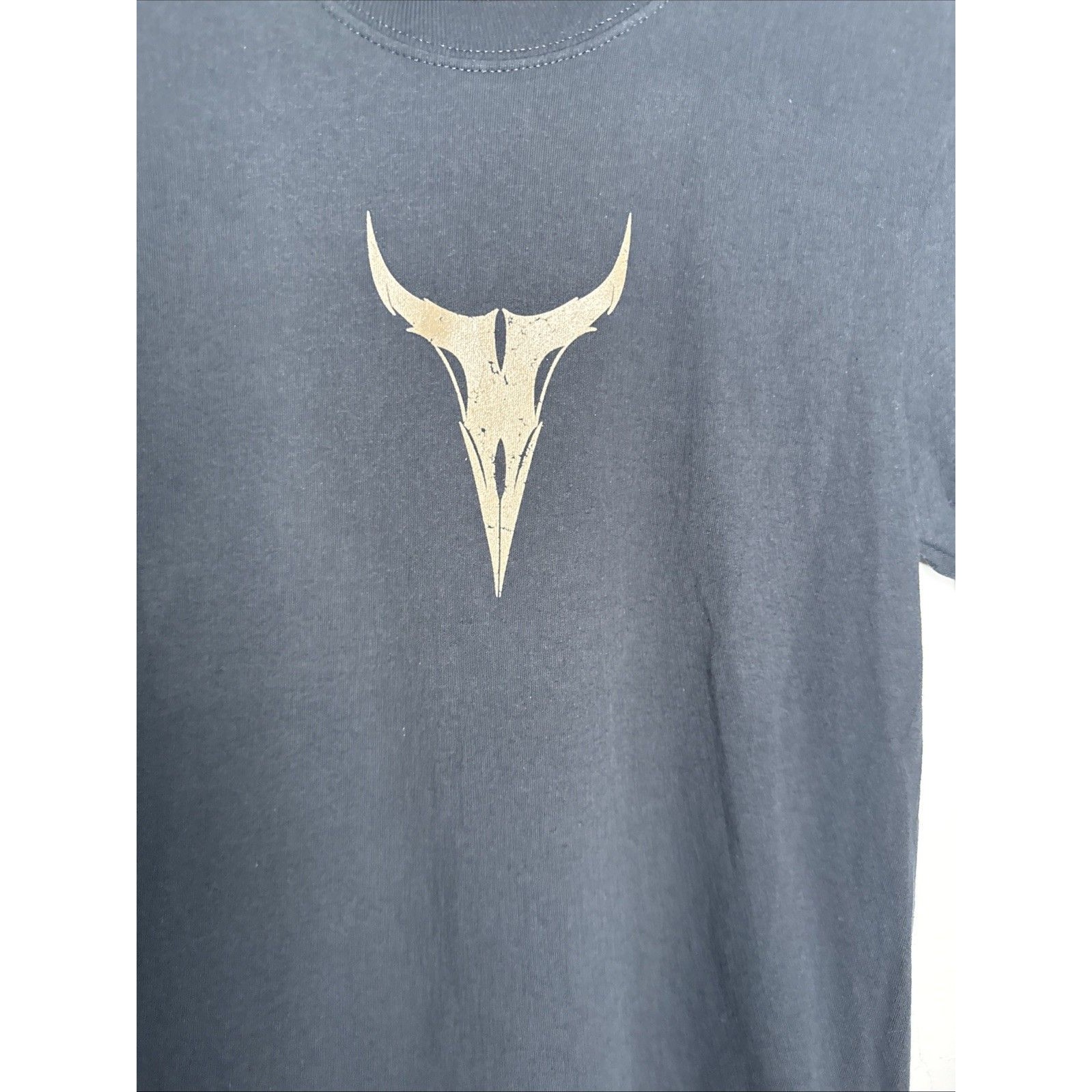 Moss Bros Black Camo Longhorn Tee Style Kds-1619 Boys Size Large Nwt — image 2 of 8